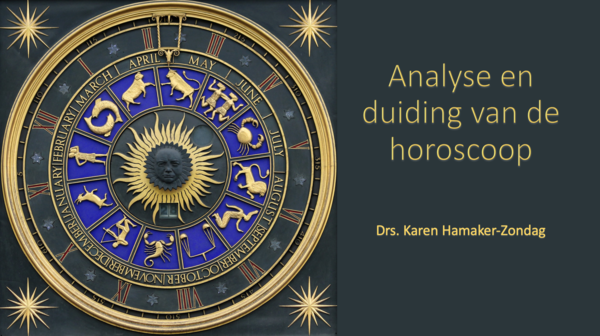 Module 1.04 Analyse en duiding van de horoscoop - januari - nov. 2023